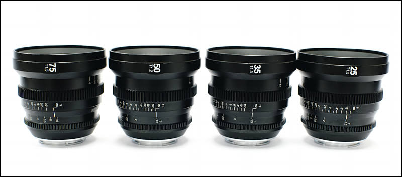 SLR Magic MicroPrime CINE lens series in different mounts